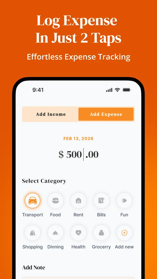 Countro — Log an expense before the receipt hits the bin